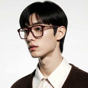 New Authentic Gucci Burgundy Eyeglasses GG0561o 003